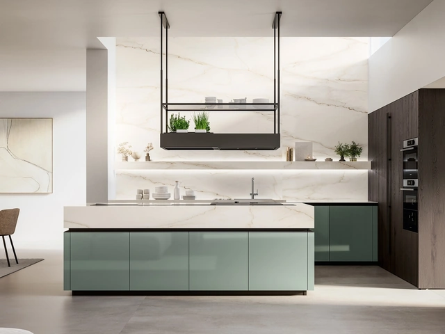 Cucina Moderna con isola Time 02 di Arredo3