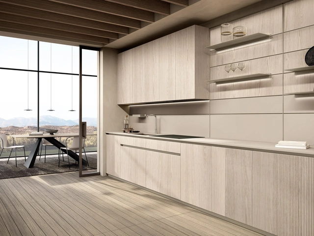 Cucina Moderna lineare Bera 08 di Lube