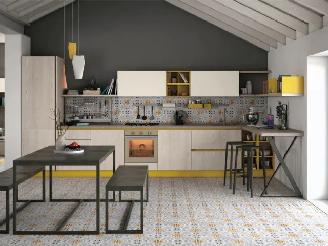 Cucina Tablet Frassino Sabbia di Creo