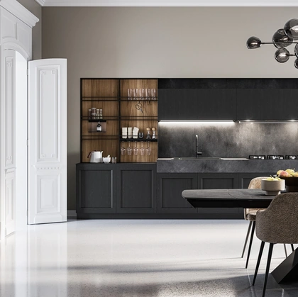 Cucina Moderna ad angolo Frida 01 di Arredo3