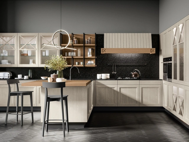Cucina Moderna con penisola Frida 03 di Arredo3
