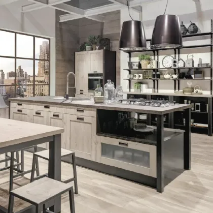 Cucina Kyra Telaio Abete Nordico Bianco di Creo