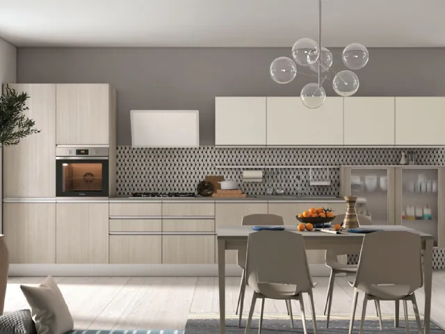 Cucina Moderne Tablet finitura Rovere Luna di Creo