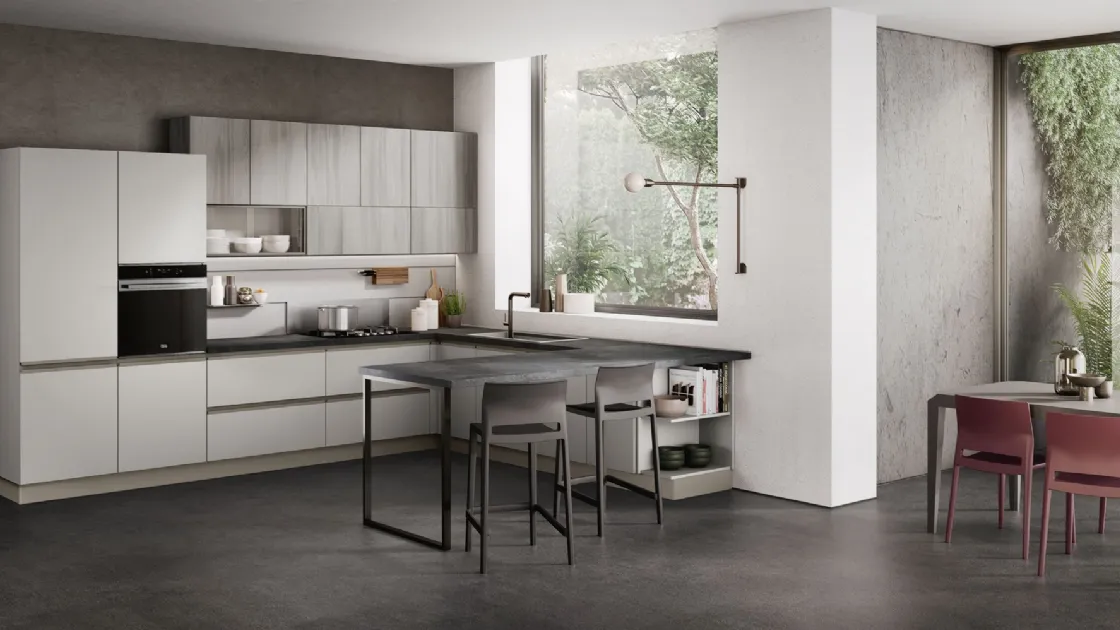 Cucina Moderna Unica 01 di Lube