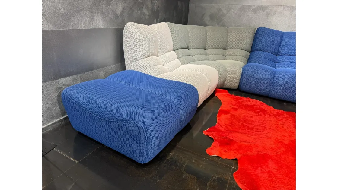 Blazing Set Di 3 Cuscini Da Esterno Per Divano In Vimini - Skyworks Caraibi - Resistente UV E Intemperie
