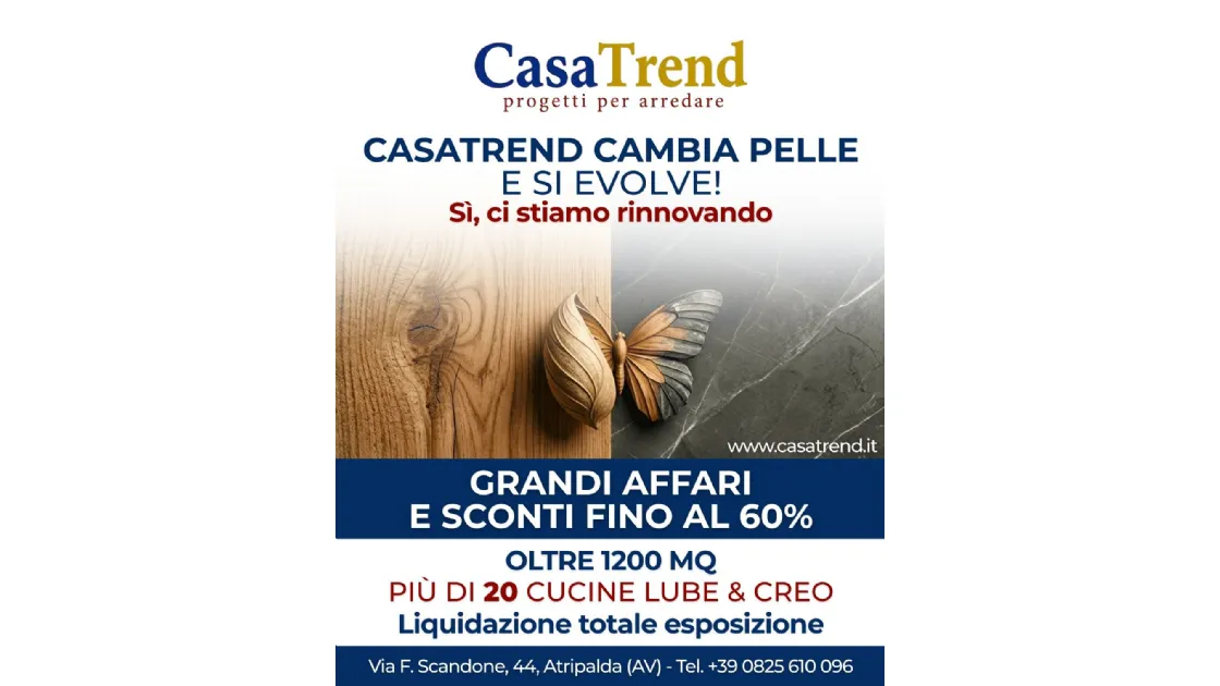 Liquidazione Totale Showroom: Cucine Lube e Creo a -60% | Casa Trend Atripalda