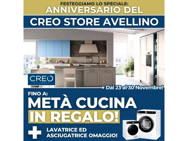 Offerta Shock Cucine Avellino: Metà Regalo! | Solo 23-30 Nov