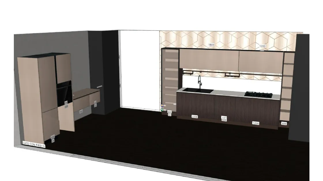 Prezzo outlet Cucina immagina neck cannettata 