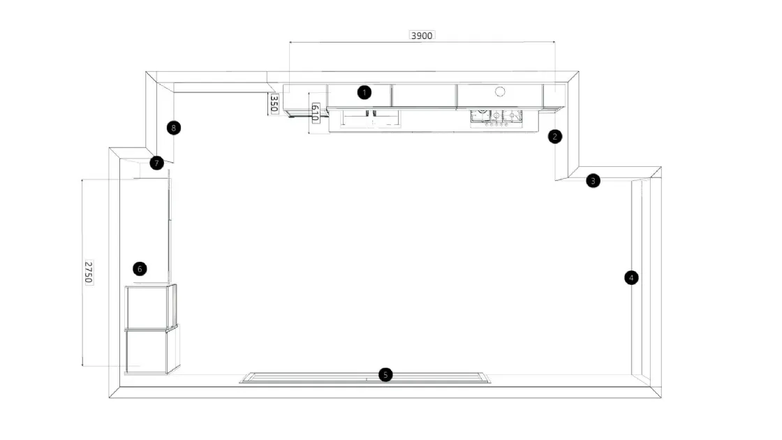 Prezzo outlet Cucina immagina neck cannettata 