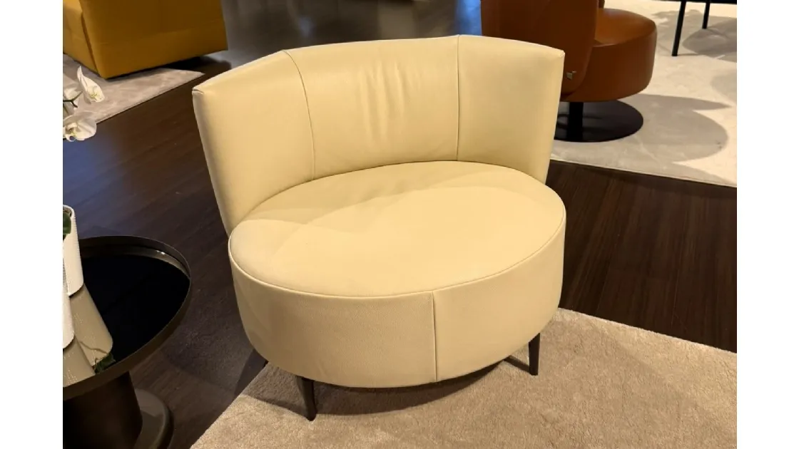 Poltroncina Drusilla sfoderabile – colore ruggine