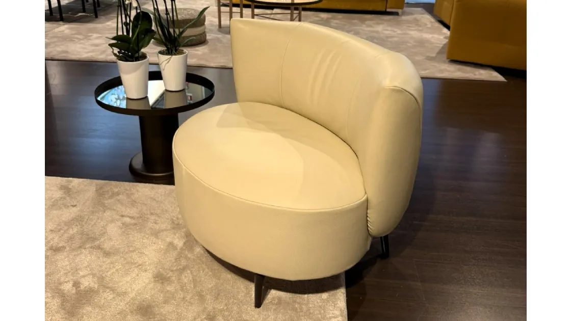 Poltroncina Drusilla sfoderabile – colore ruggine