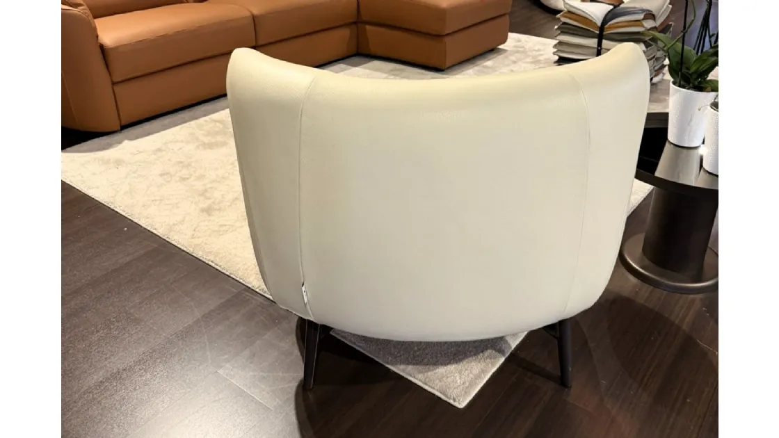 Poltroncina Drusilla sfoderabile – colore ruggine