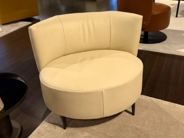 Poltroncina Drusilla sfoderabile – colore ruggine