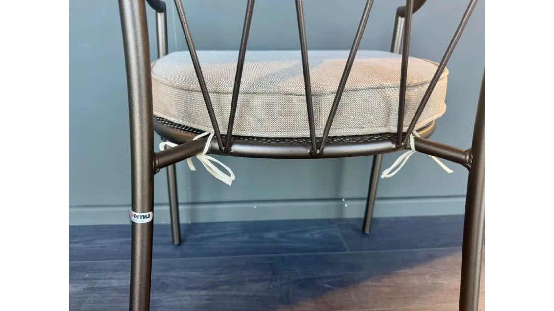 Poltroncina da esterno COMO con schienale alto – Comfort, resistenza e design firmati EMU