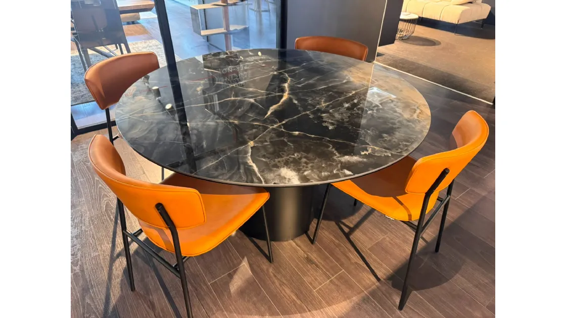 Calligaris YOROI – Tavolo Fisso Ø 140 cm | Design iconico e raffinatezza assoluta