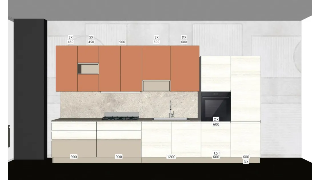 Cucina Jey Feel: design contemporaneo e carattere distintivo