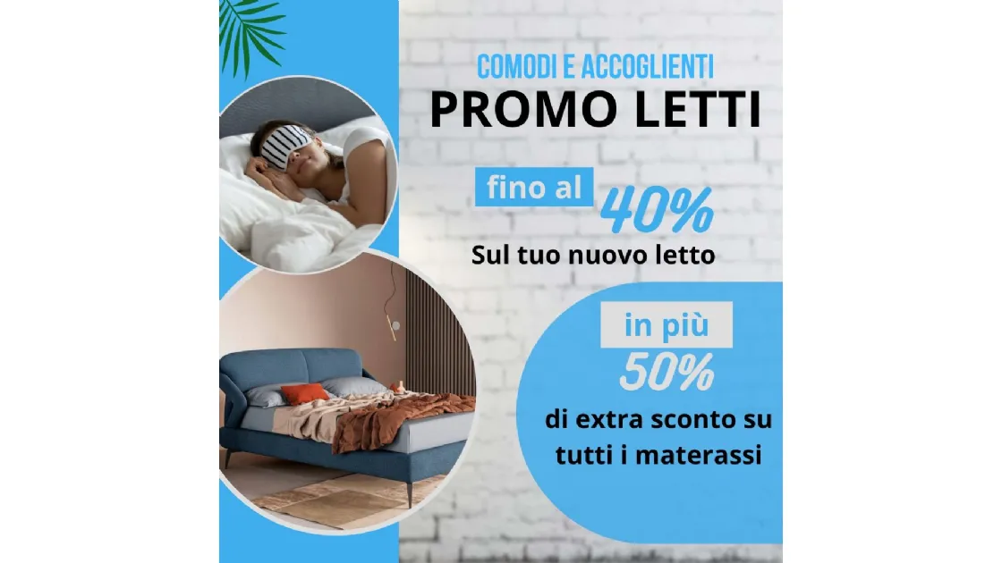 Maxi promo letto e materasso