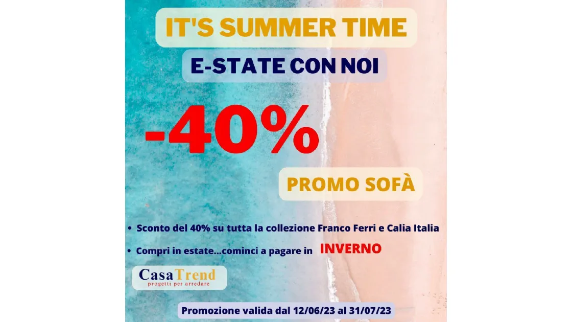 E-STATE CON NOI ...  40% DI SCONTO