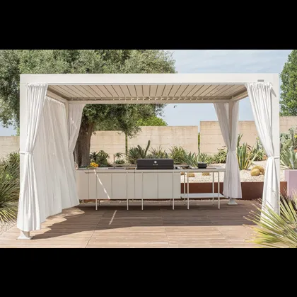 Gazebo Nuvola in alluminio di Emu