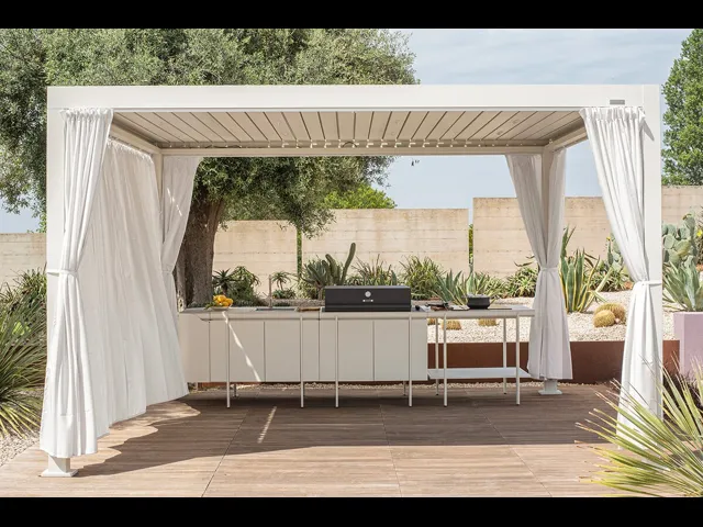 Gazebo Nuvola in alluminio di Emu